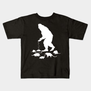 Bigfoot opossum Kids T-Shirt